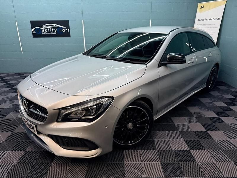 Used Mercedes CLA220 Shooting Brake AMG line 177 HP (130 kW) 2017 Silver Estate