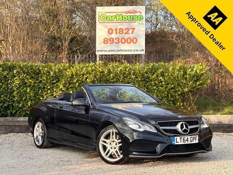 Black Used 2014 Mercedes E220 AMG Cabriolet | £9,999 (Fair price) - Image 1/2