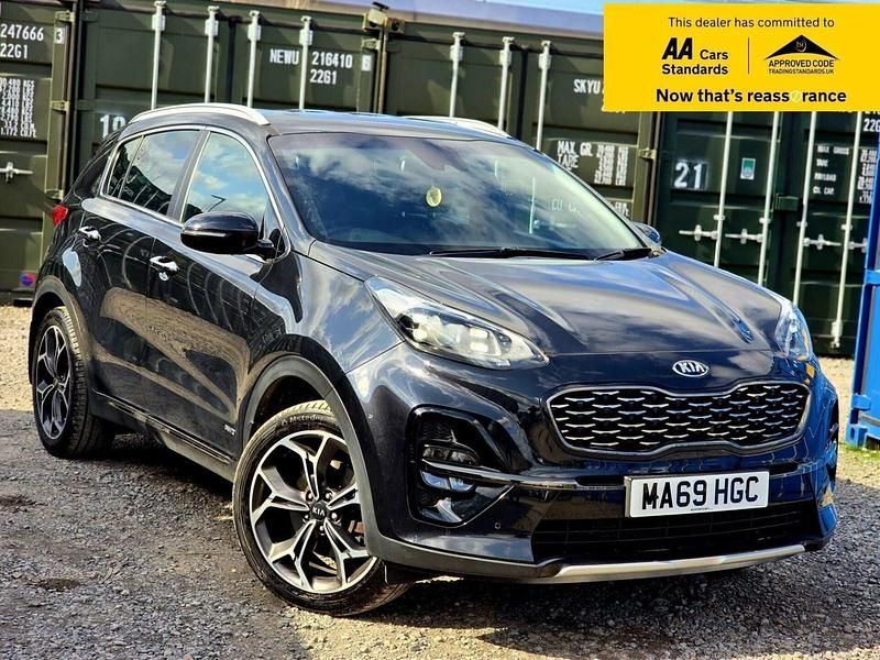 Used Kia Sportage GT-Line 174 HP (127 kW) 2019 Black SUV