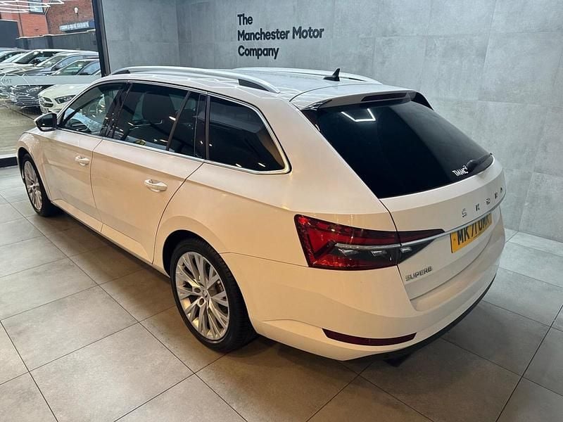 Used Skoda Superb SE L 150 HP (110 kW) 2021 White Estate