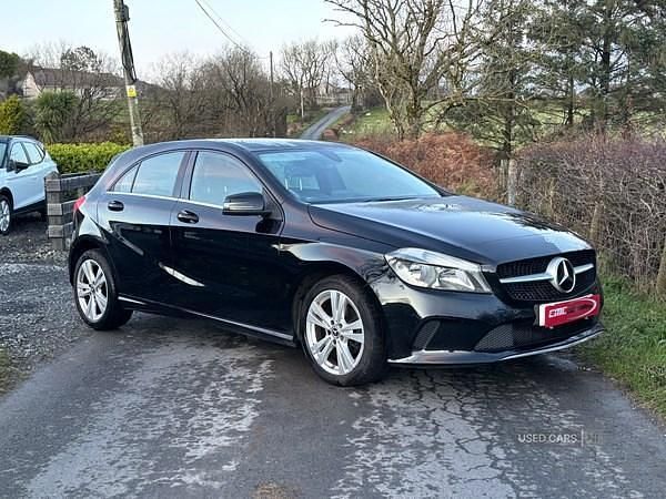 Black Used 2017 Mercedes A180 Hatchback | £9,490 (Fair price) - Image 1/4