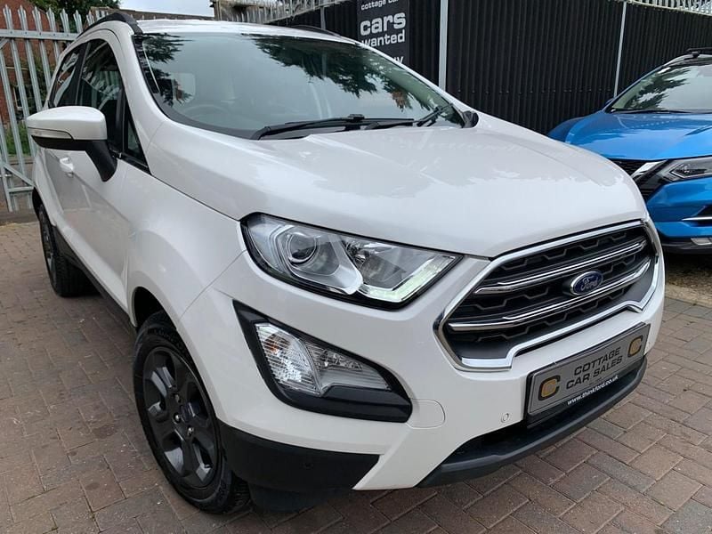 White Used 2018 Ford Ecosport Zetec SUV | £8,995 (Fair price) - Image 1/4