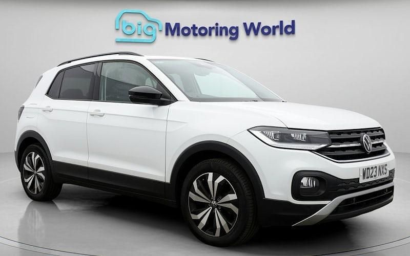 Used VW T-Cross Black Edition 110 HP (80 kW) 2023 White SUV