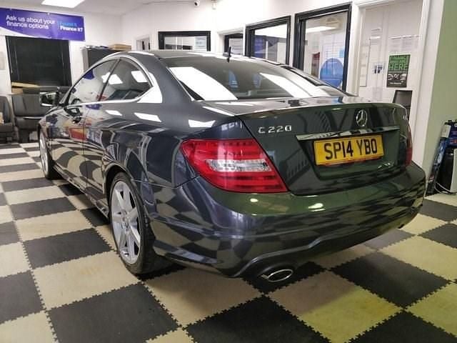 Used Mercedes C220 AMG 170 HP (125 kW) 2014 Grey Coupe