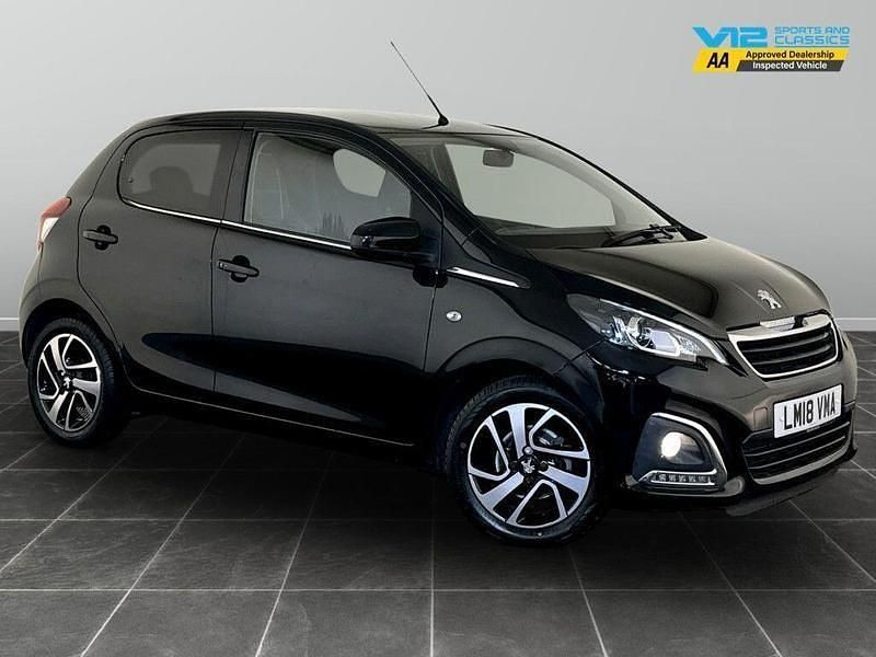 Black Used 2018 Peugeot 108 Allure Hatchback | £7,295 (Good price) - Image 1/2