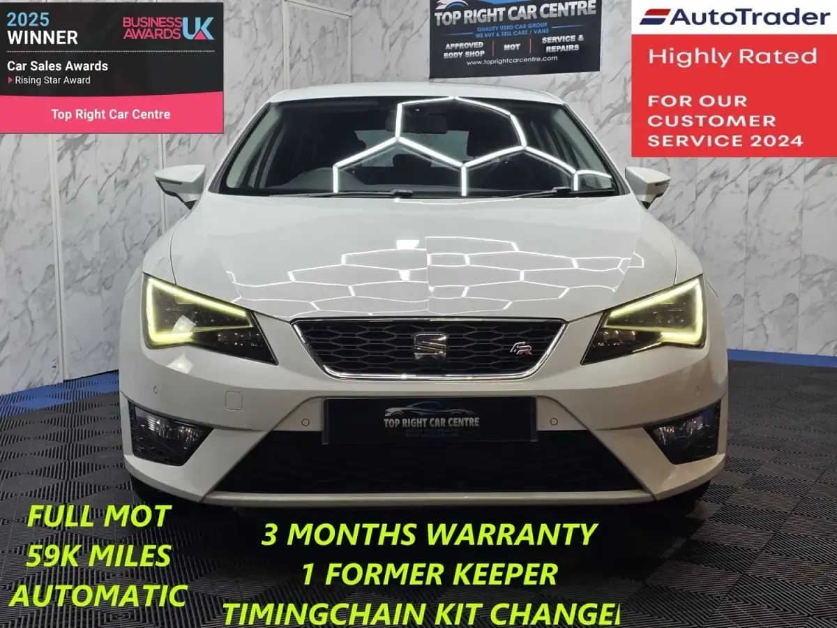 Second-hand Seat Leon FR 180 CP (132 kW) 2013 Alb Hatchback