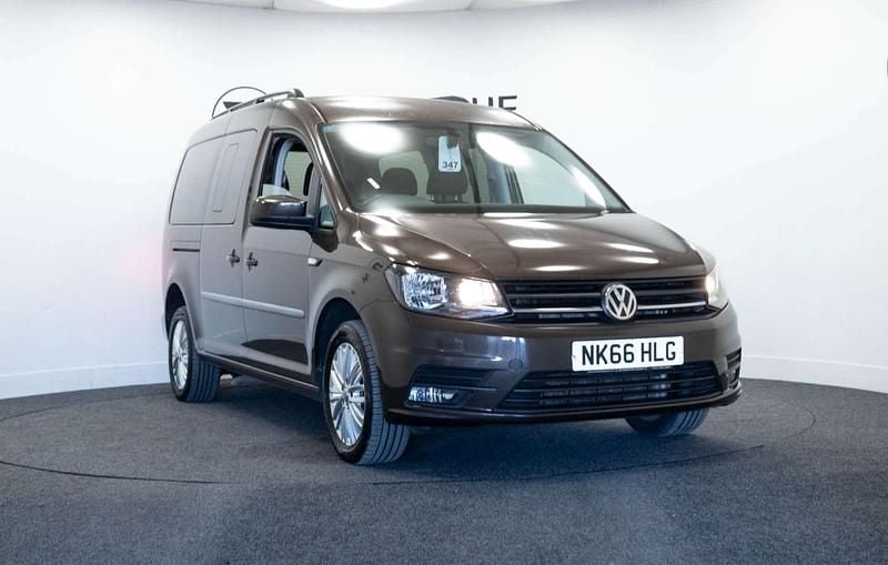 Used VW Caddy Maxi Life Life 102 HP (75 kW) 2017 Brown MPV