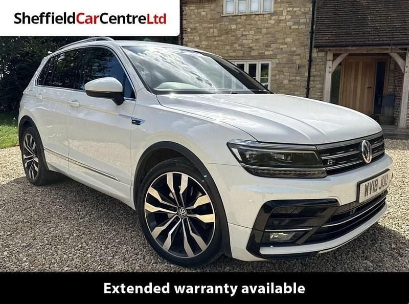 White Used 2018 VW Tiguan R-line SUV | £16,495 (Good price) - Image 1/2