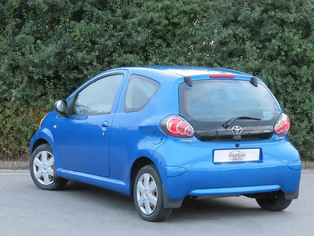 Used Toyota Aygo 68 HP (50 kW) 2009 Blue Hatchback