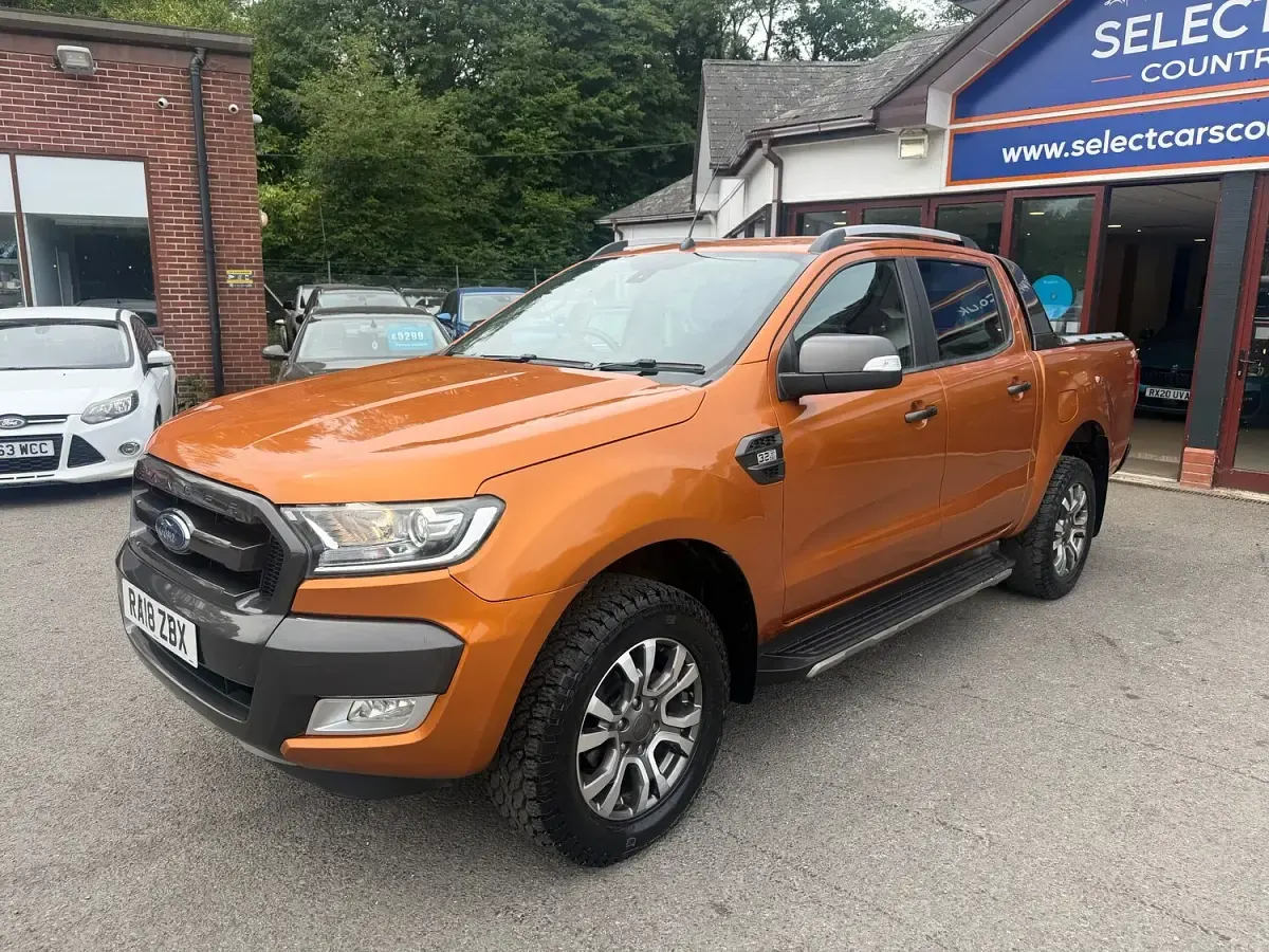 Used Ford Ranger Wildtrack 200 HP (147 kW) 2018 Orange Pickup