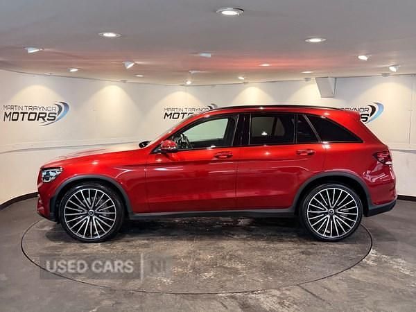 Used Mercedes GLC220 AMG line 2020 Red Estate