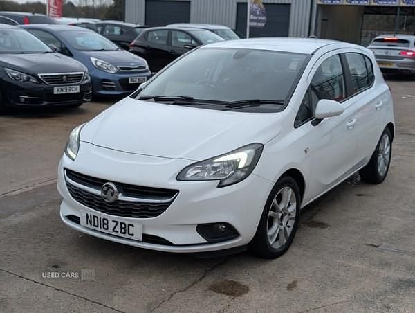 Used Vauxhall Corsa 75 HP (55 kW) 2018 White Hatchback