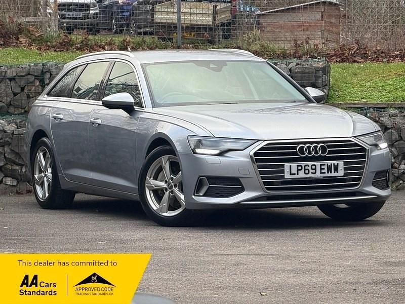 Used Audi A6 Sport 204 HP (150 kW) 2019 Floret silver metallic Estate
