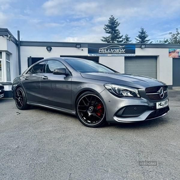 Grey Used 2017 Mercedes CLA200 AMG line Sedan | £13,695 (Expensive) - Image 1/4