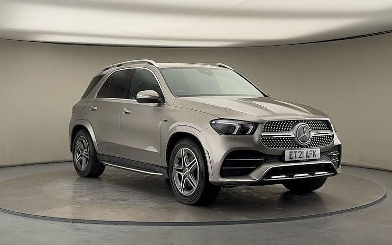 Mojave silver Used 2021 Mercedes GLE350 AMG line SUV | £39,650 (Super price) - Image 1/4