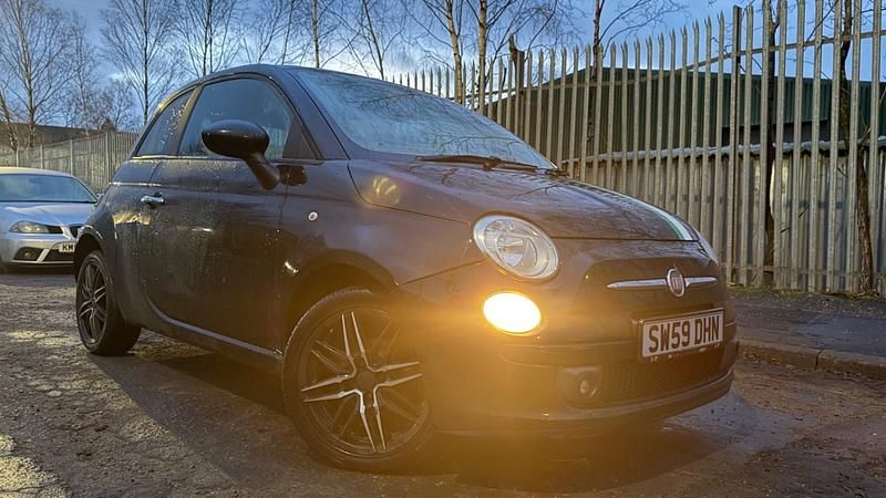 Used Fiat 500 Sport 2009 Black Hatchback