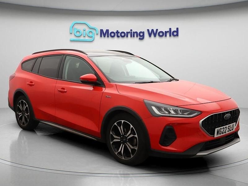 Red Used 2022 Ford Focus Active X Estate | £15,300 (Good price) - Image 1/4