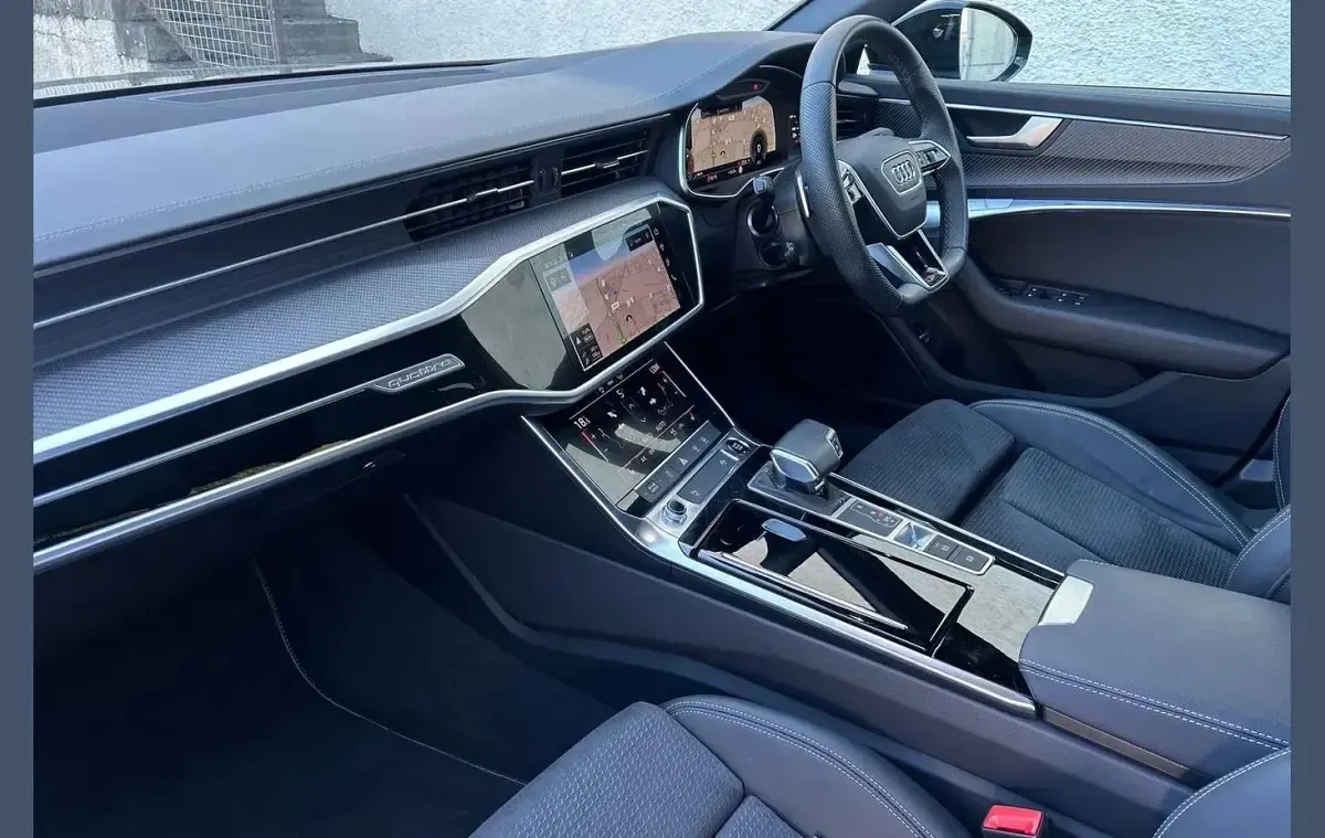 Begagnad Audi A6 Black Edition 200 HK (147 kW) 2024 Grå Sedan