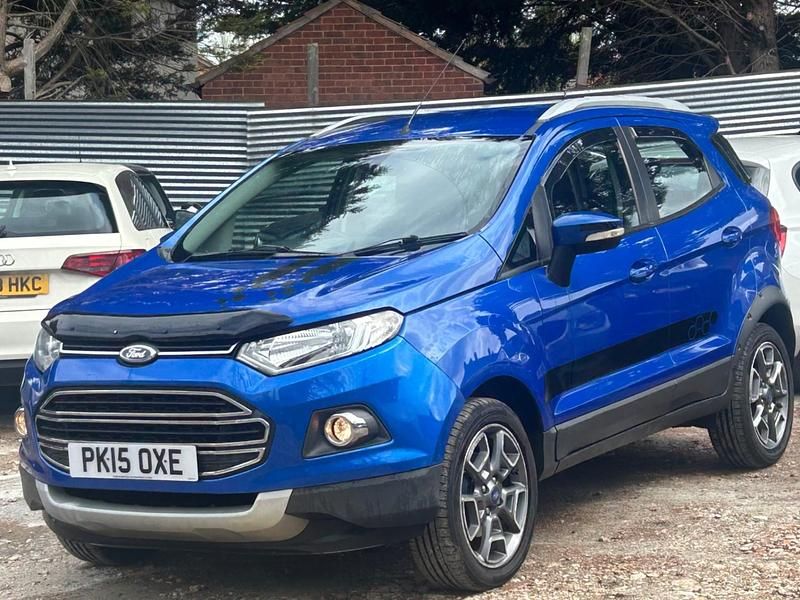 Used Ford Ecosport Titanium 2015 Blue SUV
