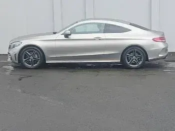 Used Mercedes C200 AMG Line Premium 184 HP (135 kW) 2019 Silver Coupe