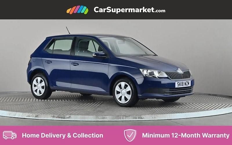 Blue Used 2018 Skoda Fabia Hatchback | £7,697 (Good price) - Image 1/4