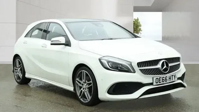 Used Mercedes A180 AMG line 2016 White Hatchback
