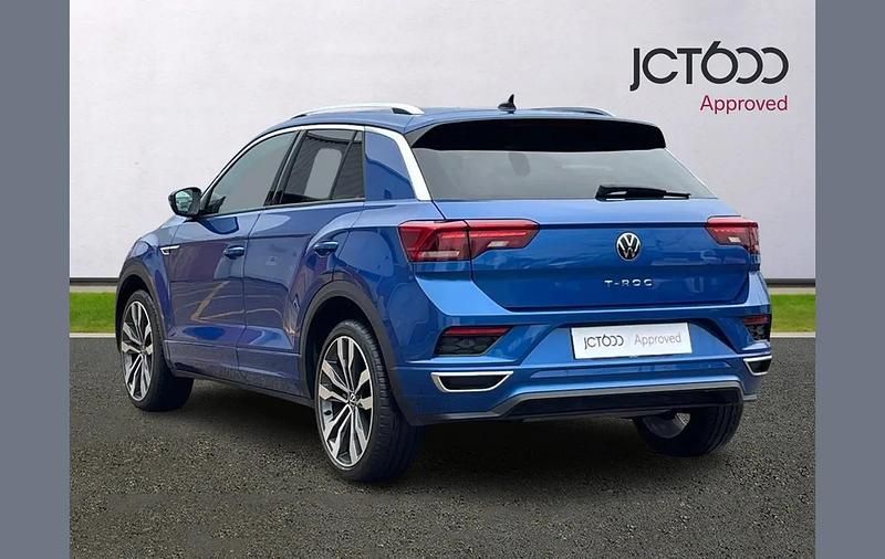 Used VW T-Roc R-line 150 HP (110 kW) 2021 Blue SUV