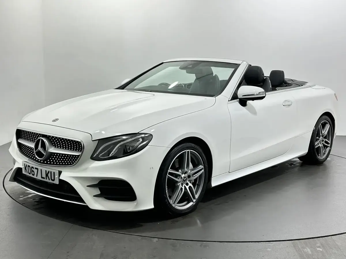 Used Mercedes E220 AMG Line Premium 2018 White Cabriolet
