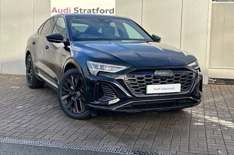 Mythos black, metallic Used 2023 Audi Q8 e-tron Black Edition SUV | £59,950 - Image 1/4