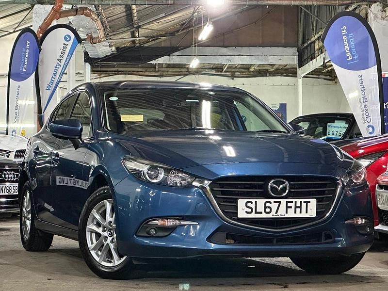 Blue Used 2017 Mazda 3 Hatchback | £7,995 (Fair price) - Image 1/3