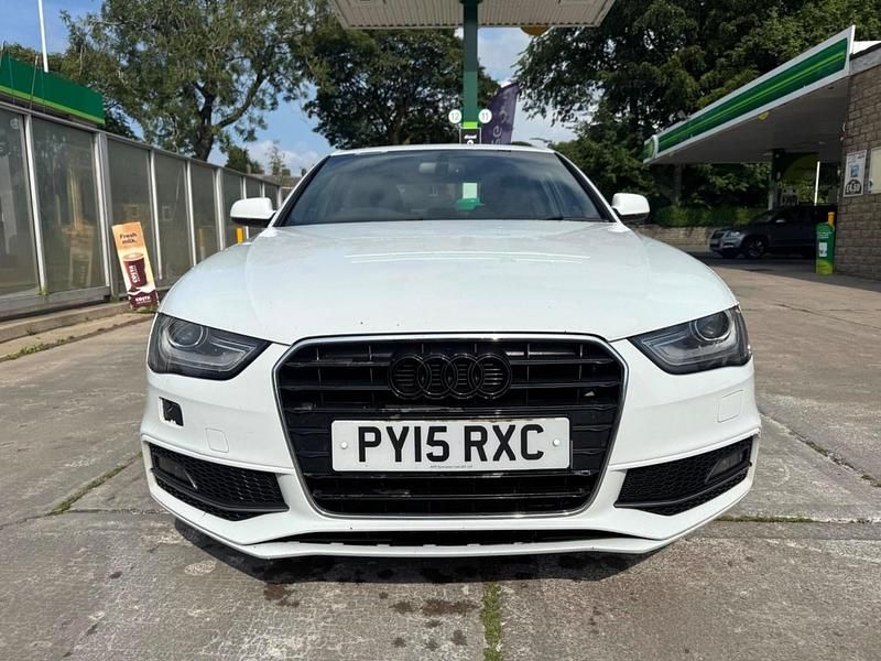 White Used 2015 Audi A4 S-Line Sedan | £6,495 (Fair price) - Image 1/4