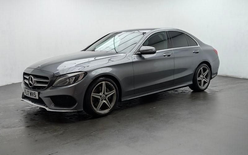 Used Mercedes C200 AMG line 184 HP (135 kW) 2017 Grey Sedan