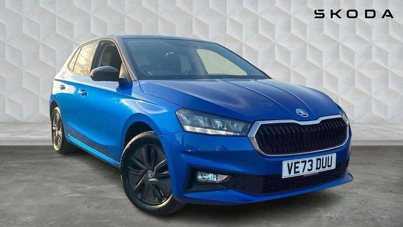 Blue Used 2023 Skoda Fabia Colour Edition Hatchback | £13,667 (Fair price) - Image 1/3