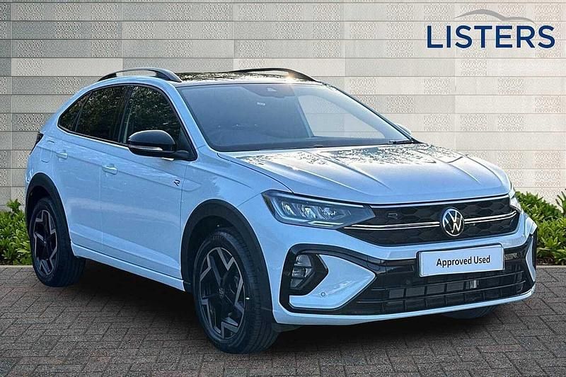 Pure white New 2025 VW Taigo R-line SUV | £27,991 - Image 1/4