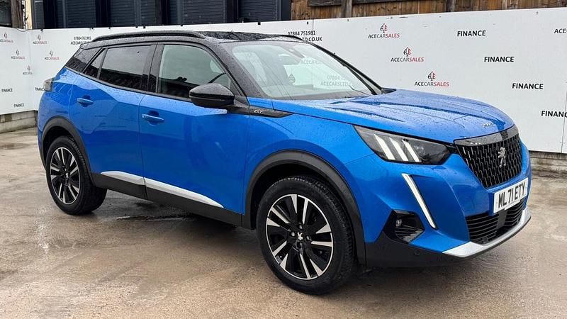 Begagnad Peugeot 2008 Premium 2021 Blå SUV