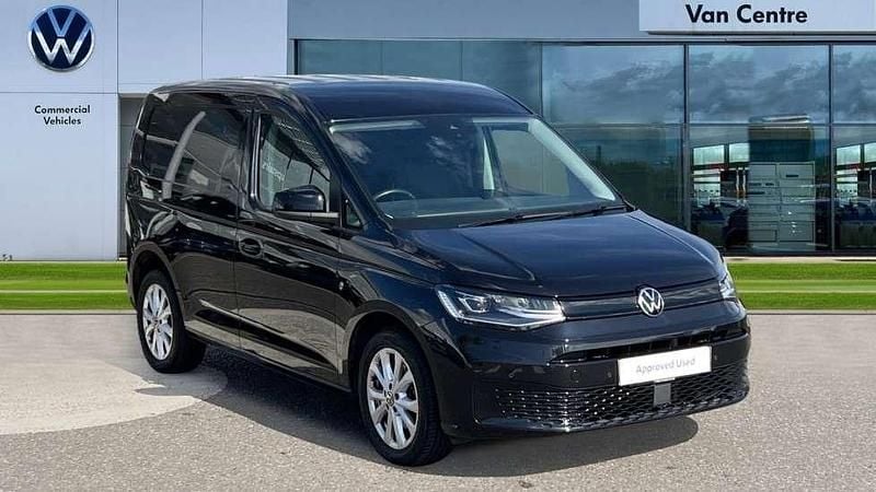 Black Used 2022 VW Caddy Pro MPV | £21,589 (Fair price) - Image 1/4