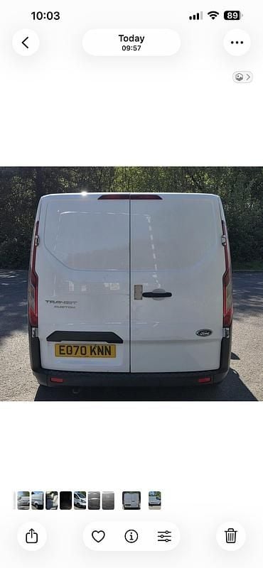 Begagnad Ford Transit Custom 105 HK (77 kW) 2020 Vit Van