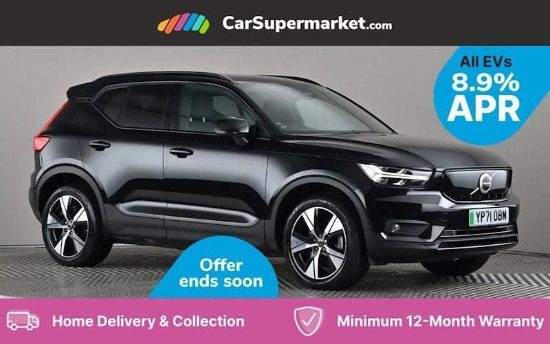 Black Used 2022 Volvo XC40 Plus SUV | £21,197 (Good price) - Image 1/3