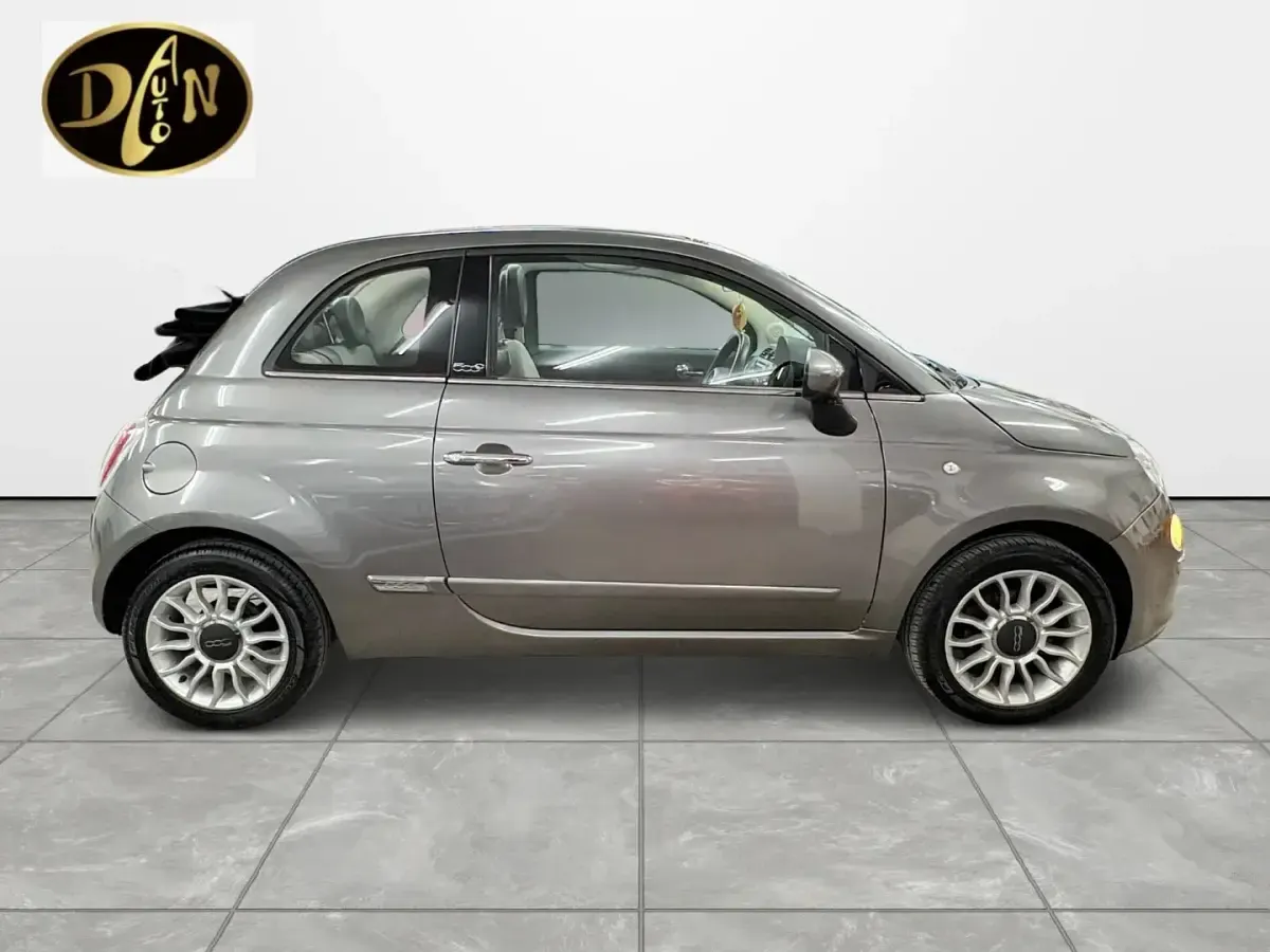 Used Fiat 500 Lounge 69 HP (50 kW) 2010 Grey Cabriolet
