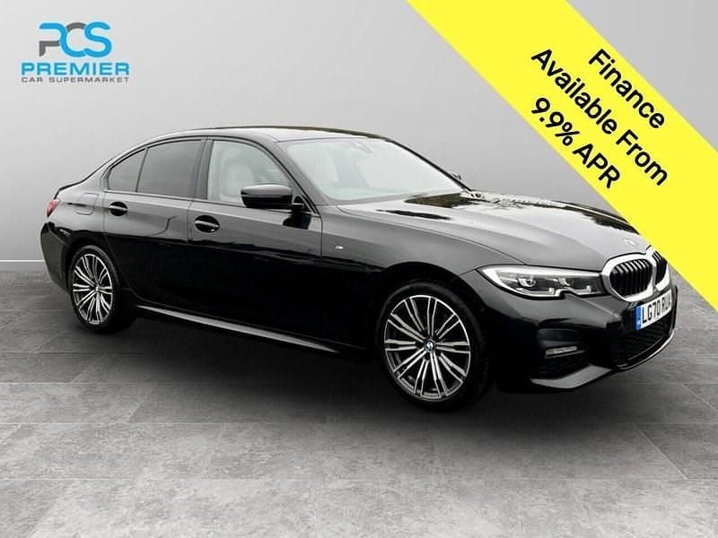 Black sapphire metallic paint Used 2020 BMW 320 M Sport Sedan | £15,995 (Good price) - Image 1/3