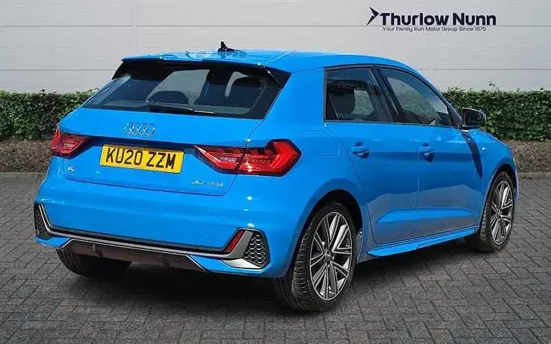 Used Audi A1 Sportback S-Line 116 HP (85 kW) 2020 Blue Hatchback