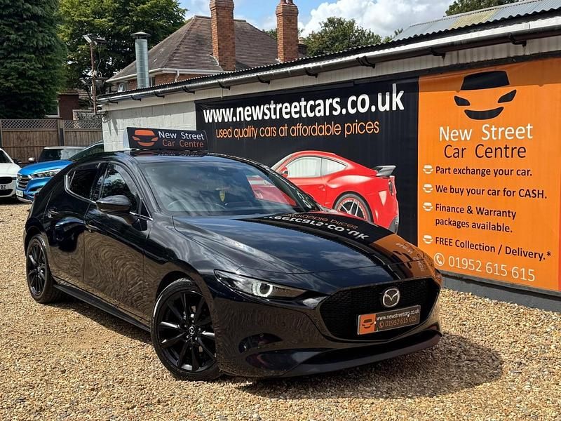 Black Used 2021 Mazda 3 Inclusive Hatchback | £13,484 (Fair price) - Image 1/3