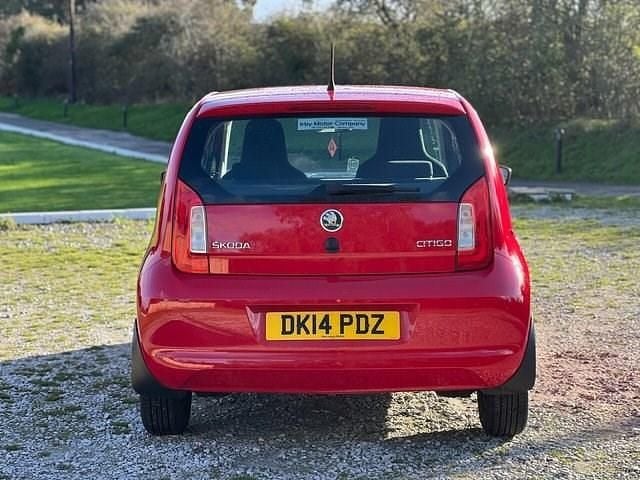 Used Skoda Citigo SE 60 HP (44 kW) 2014 Red Hatchback