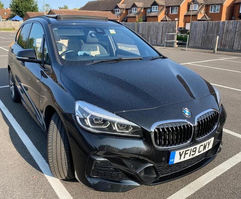 Black Used 2019 BMW 225 Active Tourer M Sport MPV | £14,599 (Fair price) - Image 1/1
