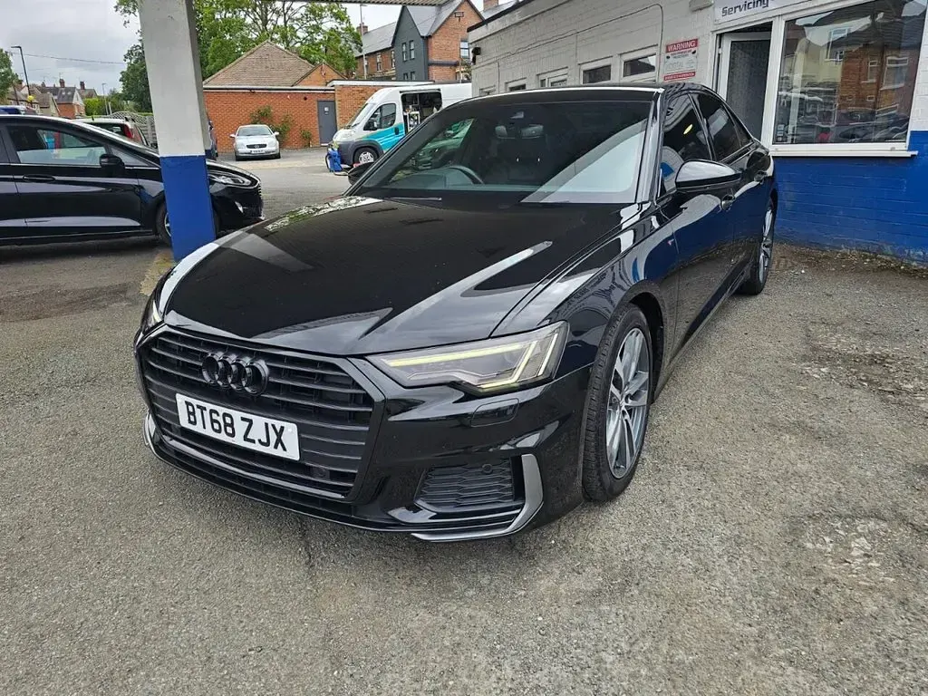 Begagnad Audi A6 S-Line 204 HK (150 kW) 2018 Svart Sedan
