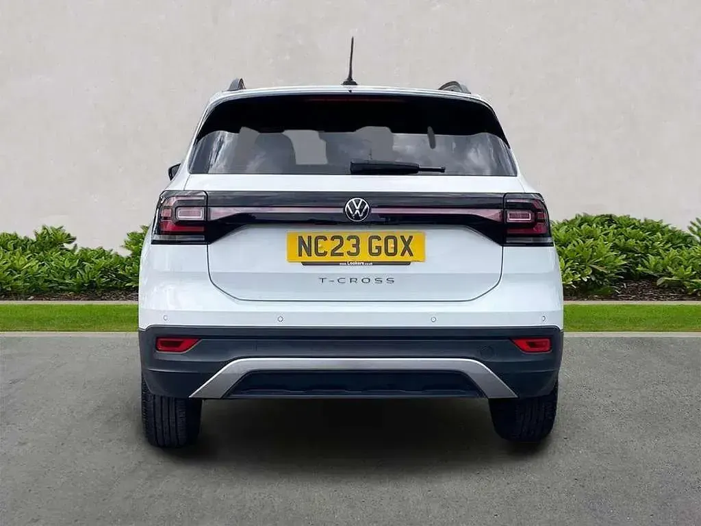 Used VW T-Cross Black Edition 95 HP (69 kW) 2023 White SUV