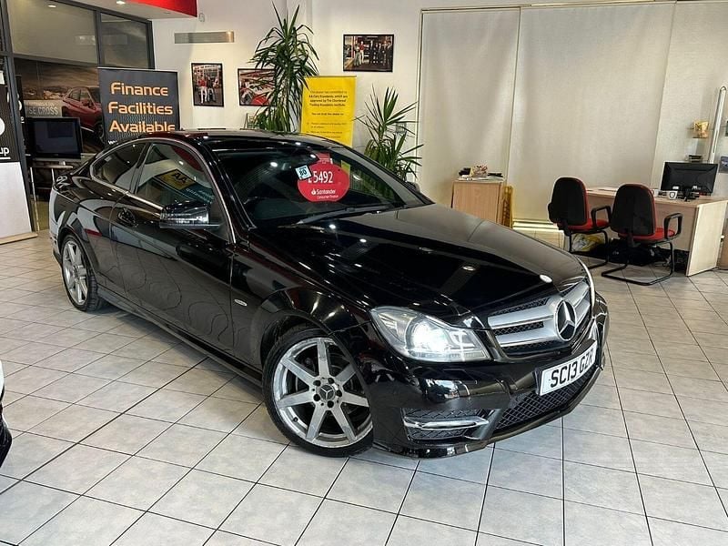 Black Used 2013 Mercedes C220 AMG Coupe | £5,492 (Fair price) - Image 1/4