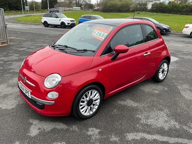 Usado Fiat 500 Lounge 69 HP (50 kW) 2014 Vermelho Citadino