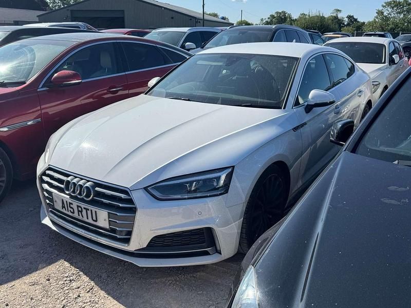 White Used 2019 Audi A5 Sportback S-Line Coupe | £15,995 (Fair price) - Image 1/2