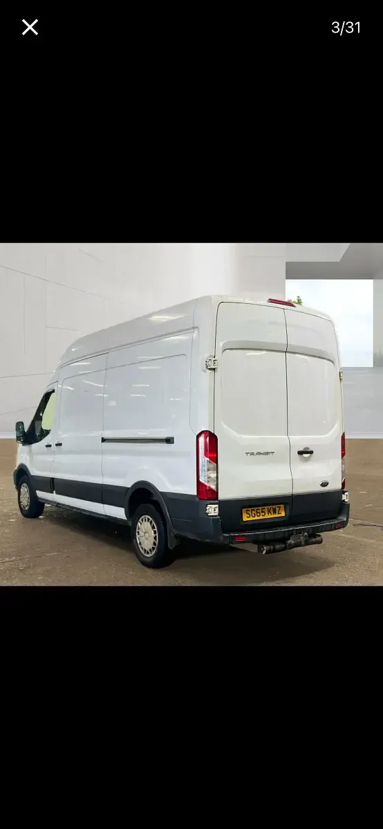 Used Ford Transit 125 HP (91 kW) 2015 White Van